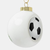 Illustratie voetbal Football Keramische Bal Ornament (Links)