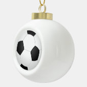 Illustratie voetbal Football Keramische Bal Ornament (Rechts)