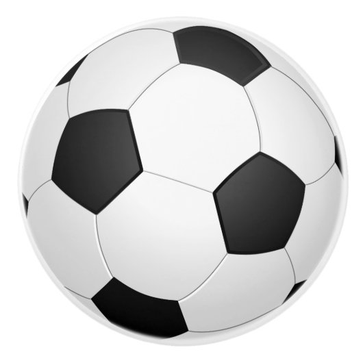 Illustratie voetbal Football keramische knop (Voorkant)
