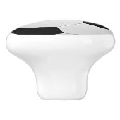 Illustratie voetbal Football keramische knop (Zijkant)