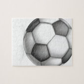 Illustratie voetbal legpuzzel (Horizontaal)
