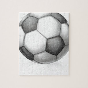 Illustratie voetbal legpuzzel