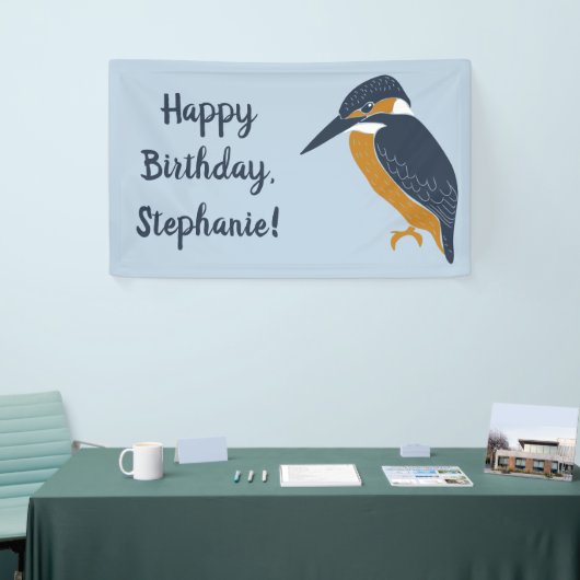 Illustratie vogelovers spandoek (Beurs)