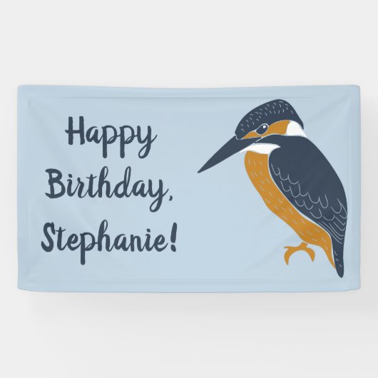 Illustratie vogelovers spandoek (Horizontaal)