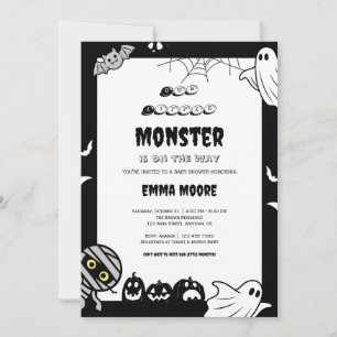 Illustratie voor babyshower met een schattig klein kaart