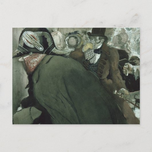 Illustratie voor de Nose van Nikolai Gogol Briefkaart (Voorkant)