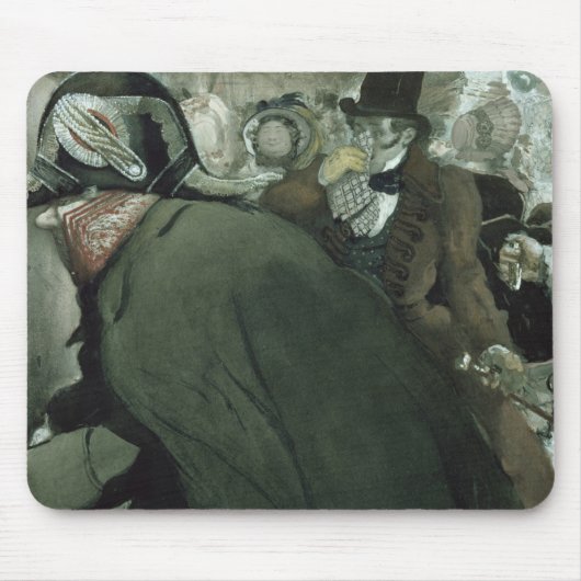 Illustratie voor de Nose van Nikolai Gogol Muismat (Voorkant)