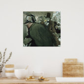 Illustratie voor de Nose van Nikolai Gogol Poster (Keuken)