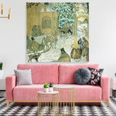 Illustratie voor "Dubrovsky", door Alexander Pushk Canvas Afdruk (Insitu (Woonkamer))