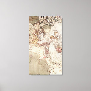 Illustratie voor een airy Tale Canvas Afdruk