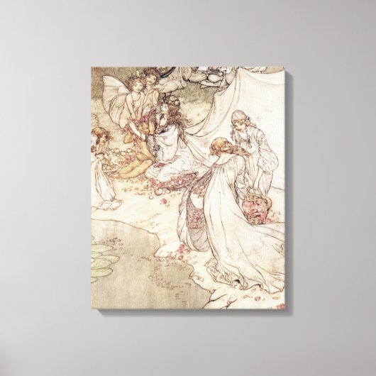 Illustratie voor een airy Tale Canvas Afdruk (Voorkant)