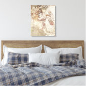 Illustratie voor een airy Tale Canvas Afdruk (Insitu (Slaapkamer))