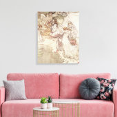 Illustratie voor een airy Tale Canvas Afdruk (Insitu (Woonkamer))
