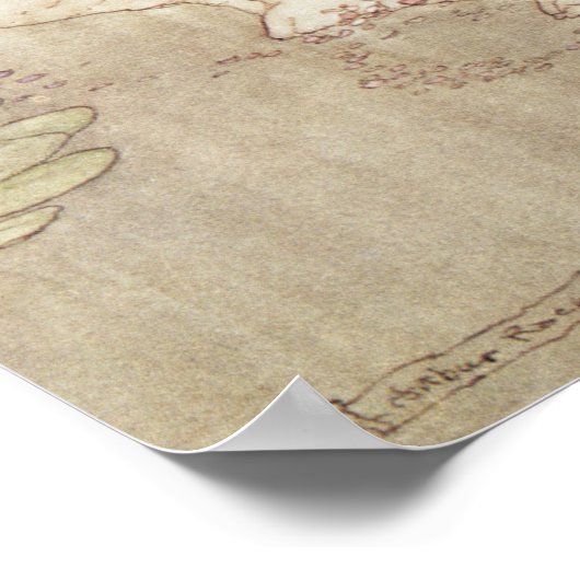 Illustratie voor een airy Tale Poster (Hoek)