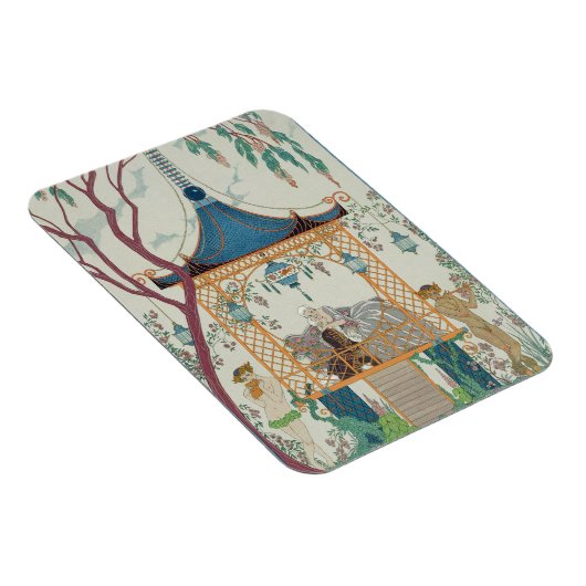 Illustratie voor "Fetes Galantes" door Paul Verlai Magneet (Rechterzijde)