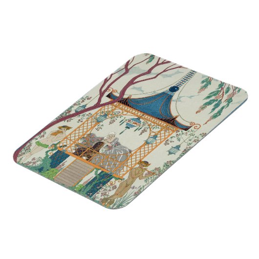 Illustratie voor "Fetes Galantes" door Paul Verlai Magneet (Linkerzijde)