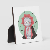 Illustratie voor Halloween: Vampire Cat Fotoplaat (Voorkant)