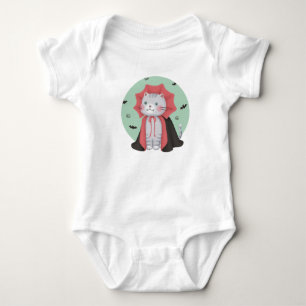 Illustratie voor Halloween: Vampire Cat Romper