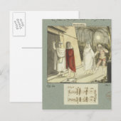 Illustratie voor Mozart's 'De Magische Flute', 184 Briefkaart (Voorkant / Achterkant)