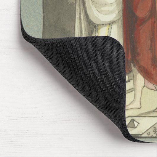 Illustratie voor Mozart's 'The Magic Flute', 1845 Muismat (Hoek)