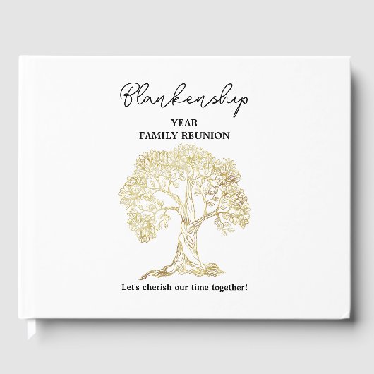 Illustratie voor reünie-registerstructuur Aangepas Gastenboek (Voorkant)