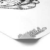 Illustratie voor stralen poster (Hoek)