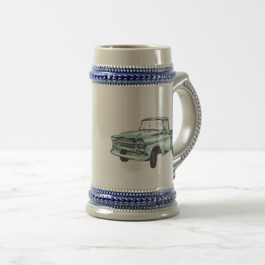  illustratie vrachtwagen bierpul (Voorkant rechts)