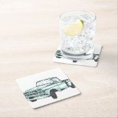  illustratie vrachtwagen kartonnen onderzetters (Insitu)