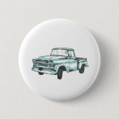 illustratie vrachtwagen ronde button 5,7 cm (Voorkant)