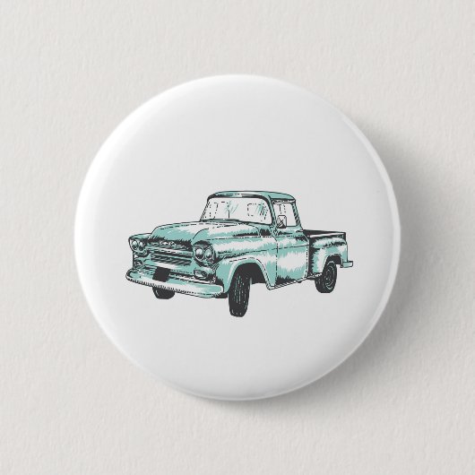 illustratie vrachtwagen ronde button 5,7 cm (Voorkant)