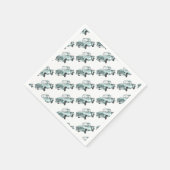  illustratie vrachtwagen servet (Hoek)