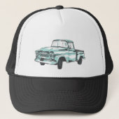 illustratie vrachtwagen trucker pet (Voorkant)