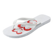 Illustratie vredesduiven met hart teenslippers (Schuin)