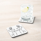 Illustratie vrouw Art Thunder_Cove Bier Onderzetter (Rechterzijde)