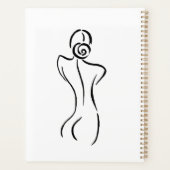 Illustratie vrouw Art Thunder_Cove Planner (Achterkant)