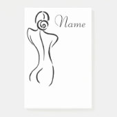 Illustratie vrouw Art Thunder_Cove Post-it® Notes (Voorkant)