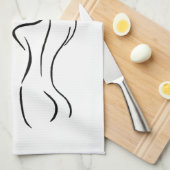 Illustratie vrouw Art Thunder_Cove Theedoek (Quarter Fold)