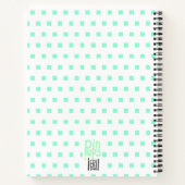 Illustratie vrouw in de zomer notitieboek (Achterkant)