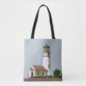 Illustratie  vuurtoren tote bag (Voorkant)