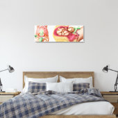 Illustratie waarin keizersnede bij de foetus wordt canvas afdruk (Insitu (Slaapkamer))