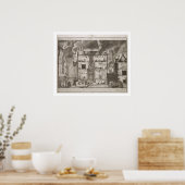 Illustratie waaruit blijkt hoe nieuwe lange brands poster (Keuken)