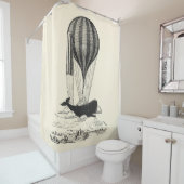 Illustratie  walvis douchegordijn (In situ)