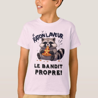 Illustratie Wasbeer Humor  De Schone Bandiet T-shirt