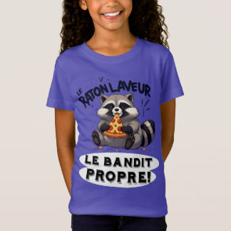 Illustratie Wasbeer Humor  De Schone Bandiet T-shirt