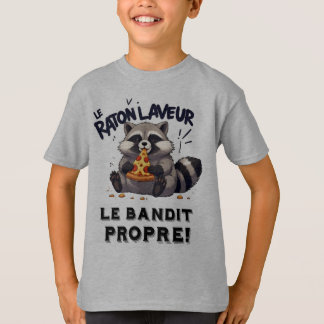 Illustratie Wasbeer Humor  De Schone Bandiet T-shirt