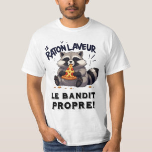 Illustratie Wasbeer Humor De Schone Dief! T-shirt