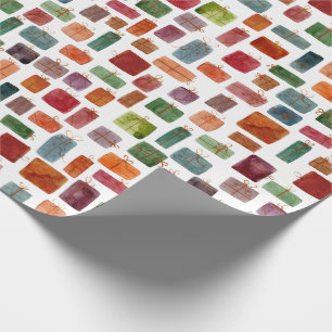 Illustratie waterverf Cadeaus   Cadeaupapier