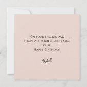 Illustratie Waterverf frambozen Kaart (Achterkant)