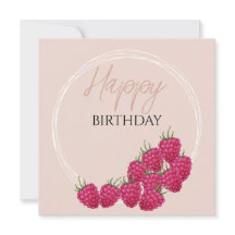 Illustratie Waterverf frambozen