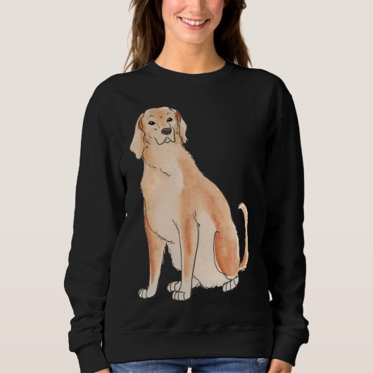Illustratie Waterverf labrador Trui (Voorkant)